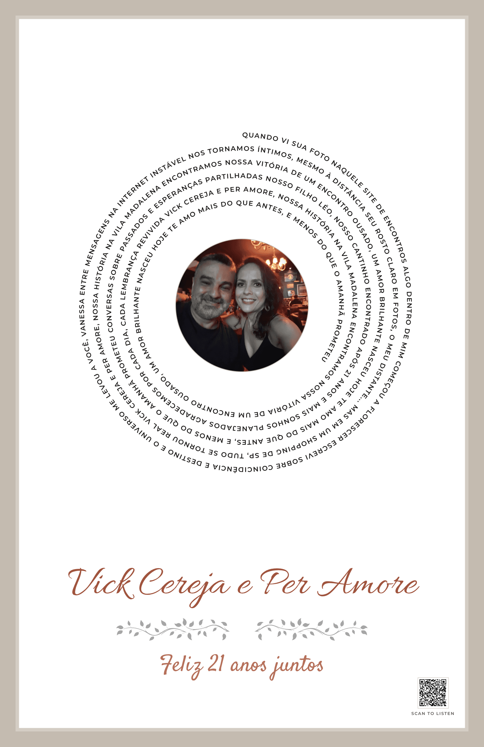 Vick Cereja e Per Amore: Amor Sempre Crescente